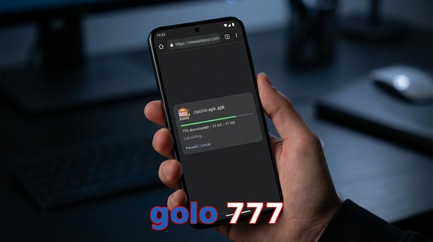 Main screen of Golo 777 apk page for PK players