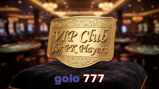Main screen of Golo 777 vip page for PK players